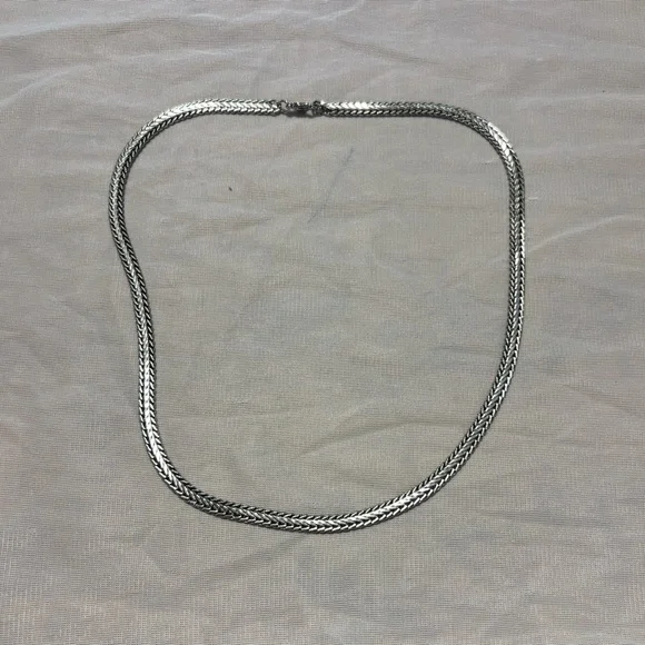 Elegant Silver Necklace and Earring Set by Fifth Avenue - Picture 2 of 5